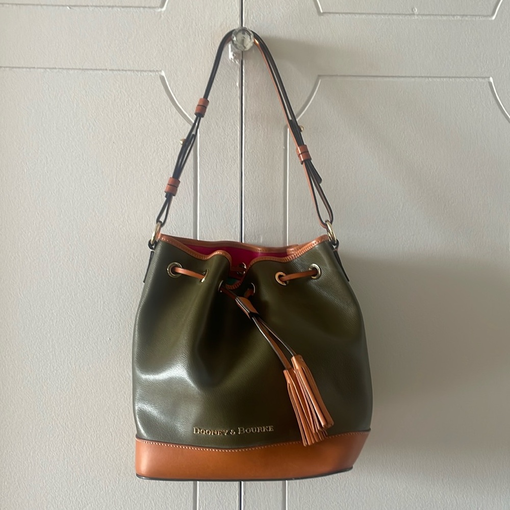 Dooney & Bourke Leather Bucket Bag